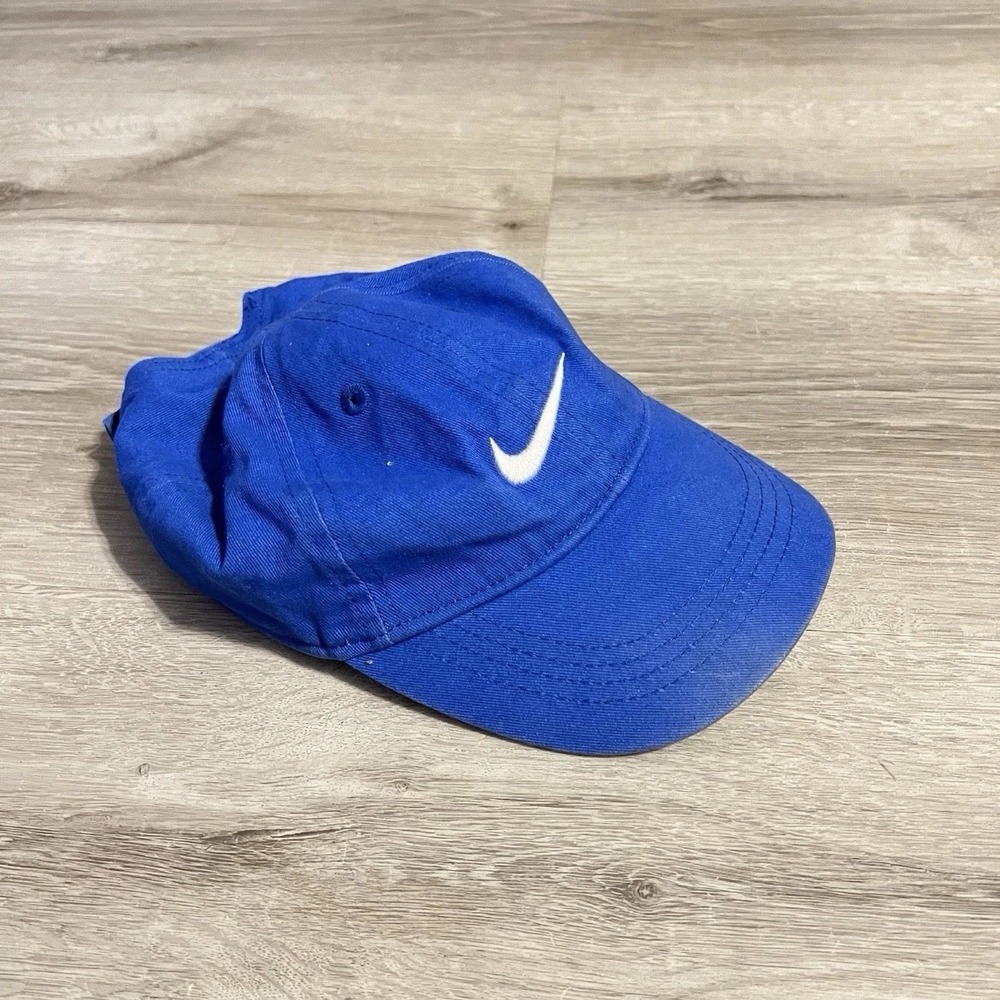Nike Featherlight Kids Blue Adjustable Strapback Hat Cap Toddler Size